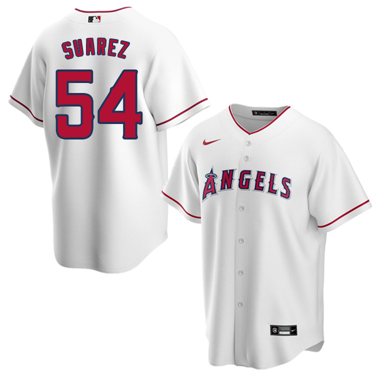 Nike Men #54 Jose Suarez Los Angeles Angels Baseball Jerseys Sale-White